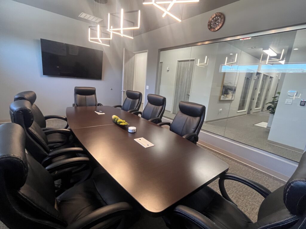 A conference room at the Diadem Hearts office